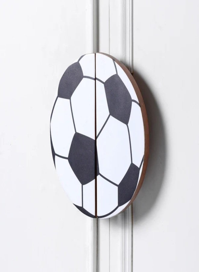 Look Mumma Football Wooden Cupboard Primium Handle/Drawer - Handcrafted Kids Room Hardware - Image 2